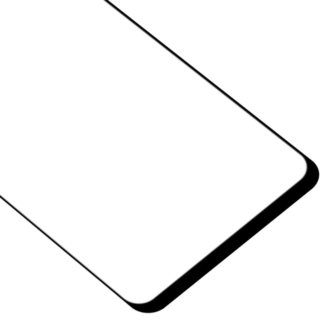 For Honor 8C Front Screen Outer Glass Lens with OCA Optically Clear Adhesive 
