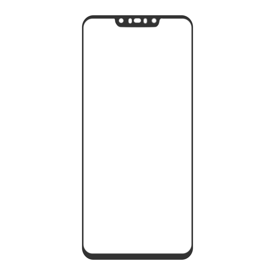 For Huawei Nova 3 Front Screen Outer Glass Lens with OCA Optically Clear Adhesive 