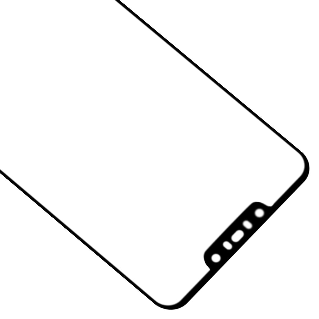 For Huawei Nova 3 Front Screen Outer Glass Lens with OCA Optically Clear Adhesive 