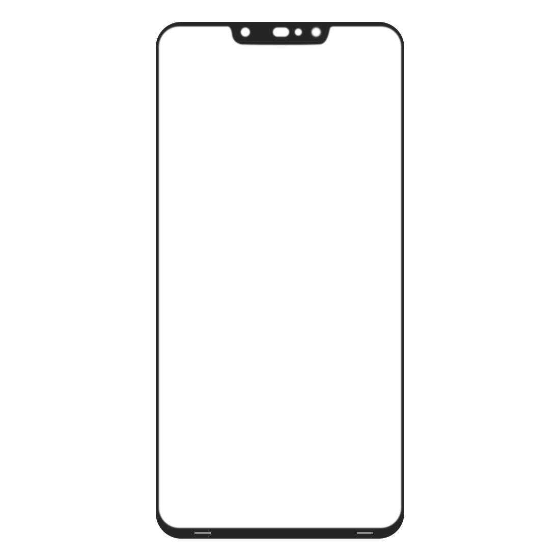 For Huawei Nova 3i Front Screen Outer Glass Lens with OCA Optically Clear Adhesive 