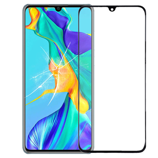 For Huawei P30 Front Screen Outer Glass Lens with OCA Optically Clear Adhesive 