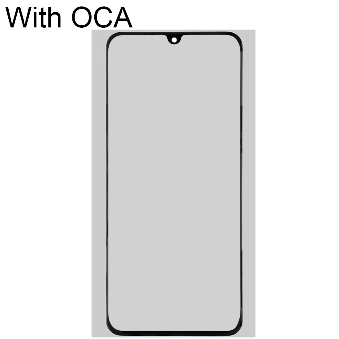 For Huawei P30 Front Screen Outer Glass Lens with OCA Optically Clear Adhesive 