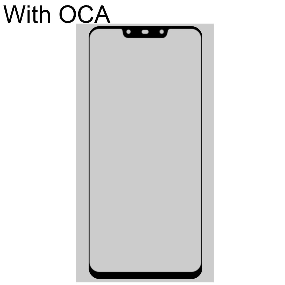 For Huawei Maimang 7 Front Screen Outer Glass Lens with OCA Optically Clear Adhesive 