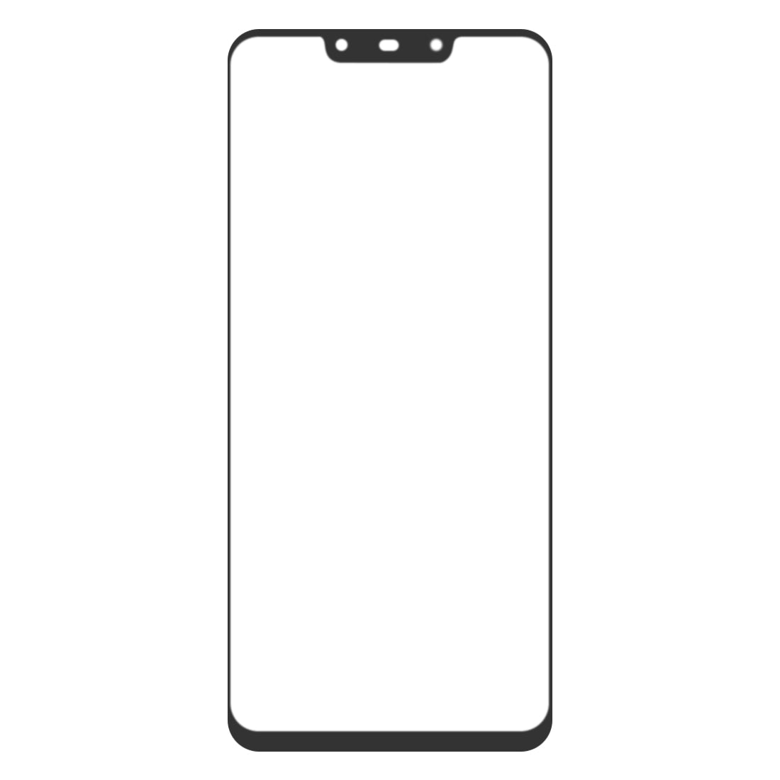 For Huawei Maimang 7 Front Screen Outer Glass Lens with OCA Optically Clear Adhesive 