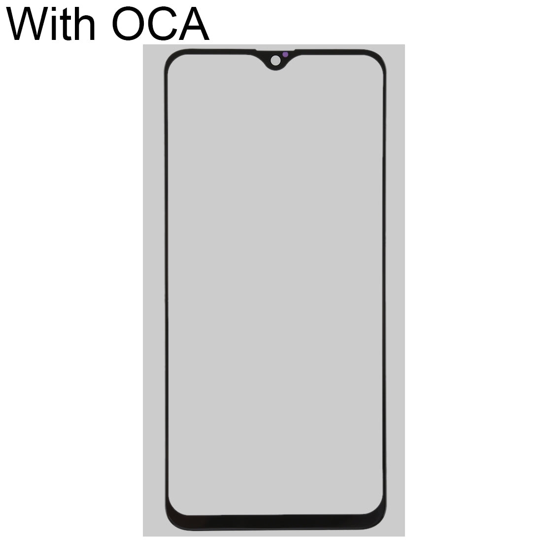 For Huawei Enjoy 20 5G Front Screen Outer Glass Lens with OCA Optically Clear Adhesive 