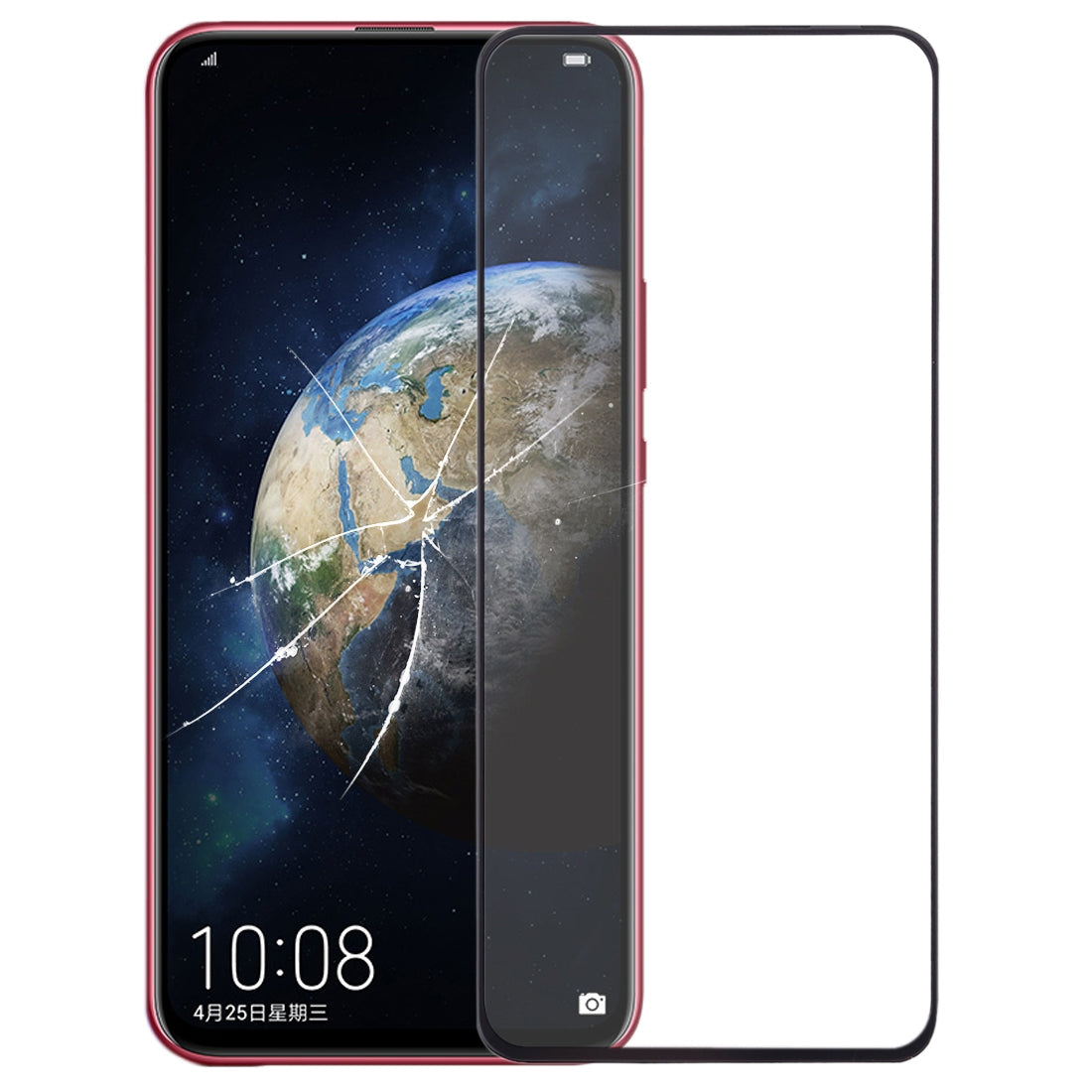 For Honor Magic 2 Front Screen Outer Glass Lens with OCA Optically Clear Adhesive 
