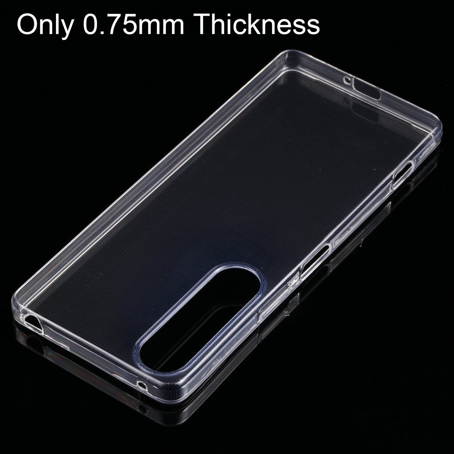 For Sony Xperia 1 IV 0.75mm Ultra-thin Transparent TPU Phone Case