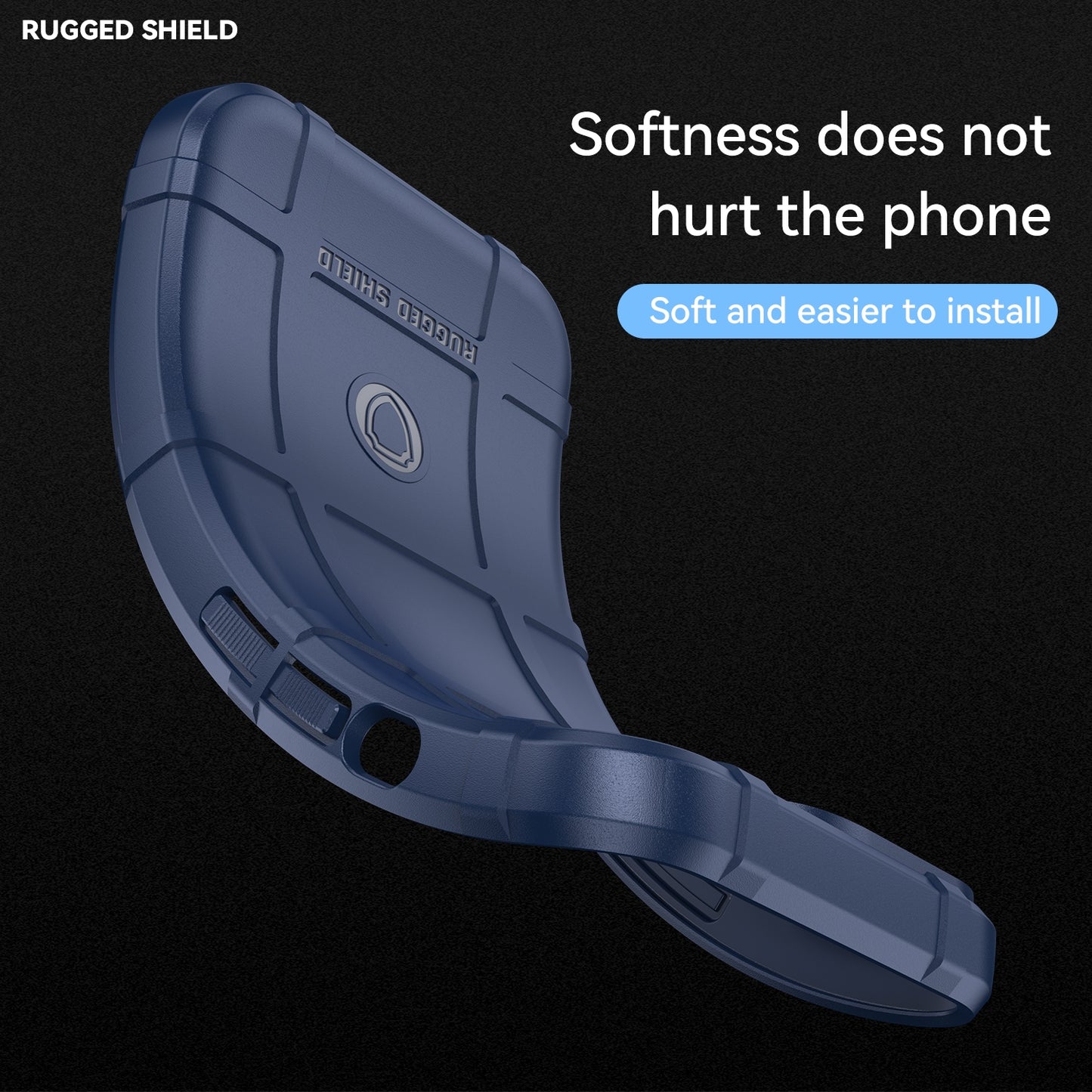 For Motorola Edge 30 Pro Full Coverage Shockproof TPU Case(Blue)