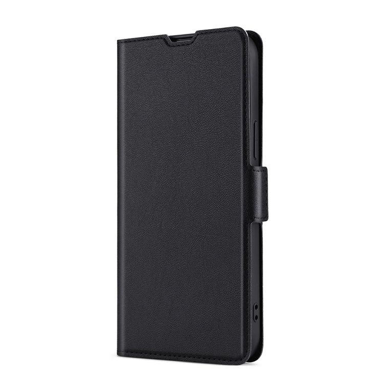 For Asus Zenfone 8 Flip ZS672KS Ultra-thin Voltage Side Buckle PU + TPU Leather Phone Case(Black)