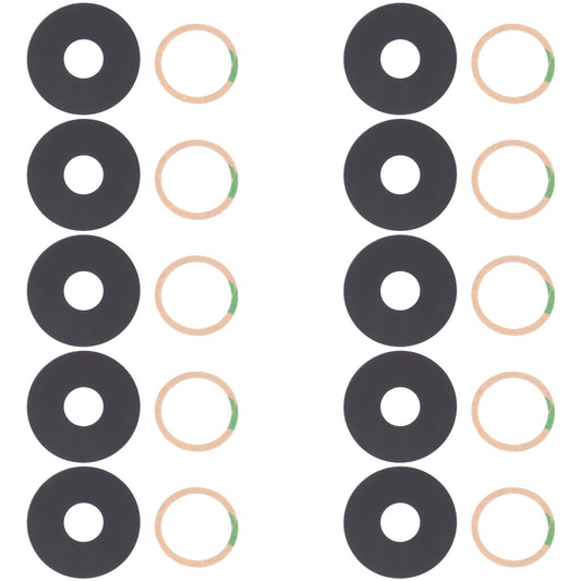 For Infinix Hot 11s X6812 X6812B 10pcs Back Camera Lens