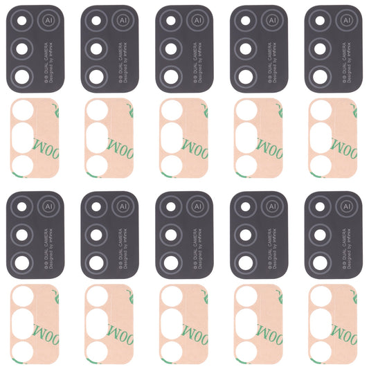 For Infinix Hot 11 Play 10pcs Back Camera Lens