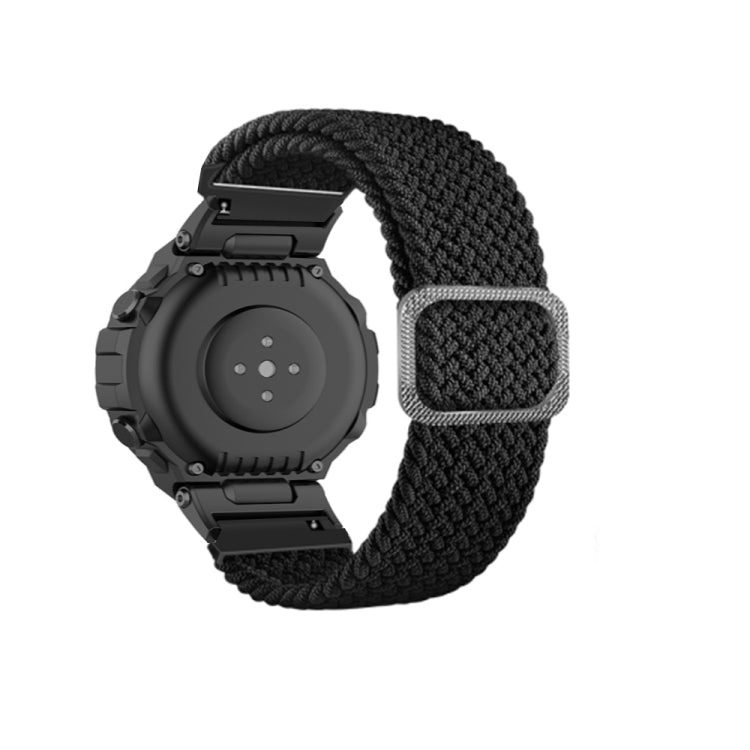 Adjustable Buckle Braided Nylon Watch Band, For Amazfit T-Rex / T-Rex Pro / Ares