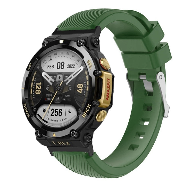 Twill Silicone Watch Band, For Amazfit T-Rex 2