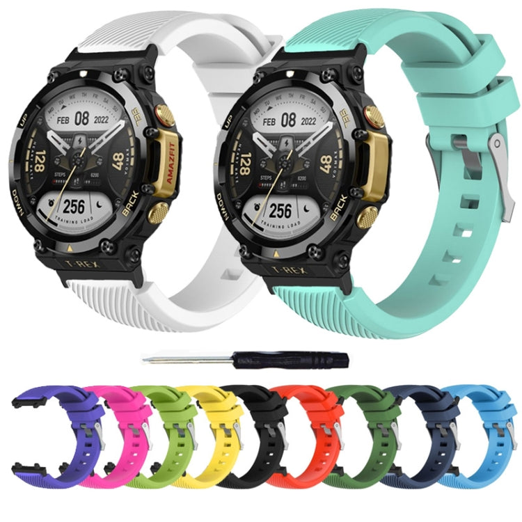 Twill Silicone Watch Band, For Amazfit T-Rex 2