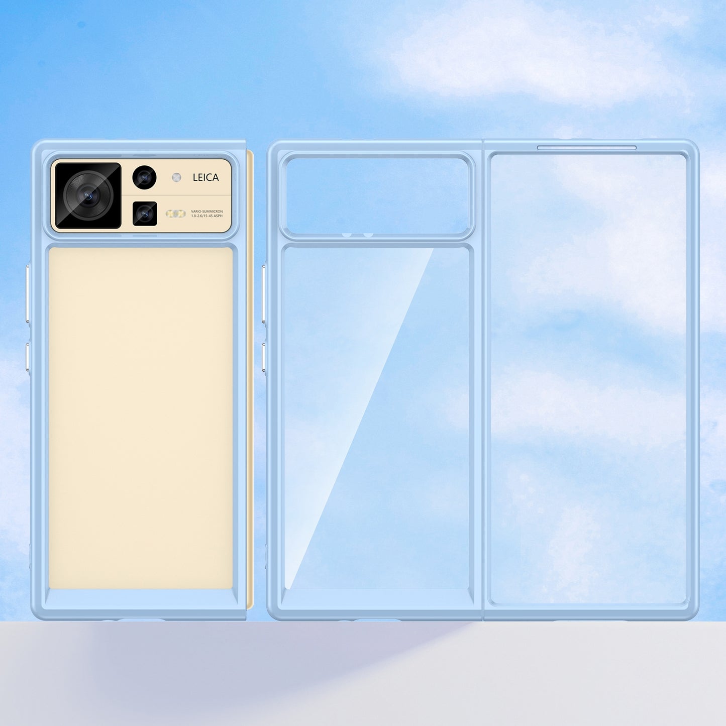 For Xiaomi Mix Fold 2 Colorful Series Acrylic + TPU Phone Case(Blue)