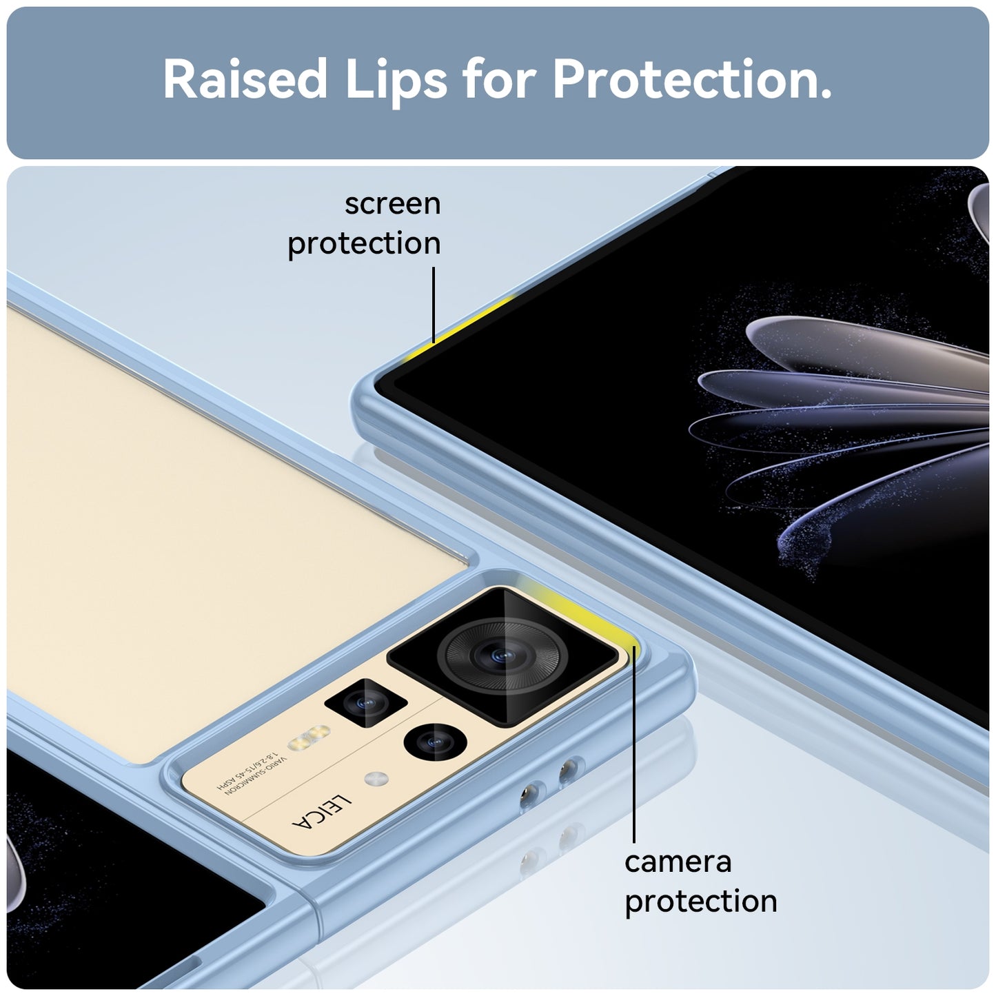 For Xiaomi Mix Fold 2 Colorful Series Acrylic + TPU Phone Case(Blue)