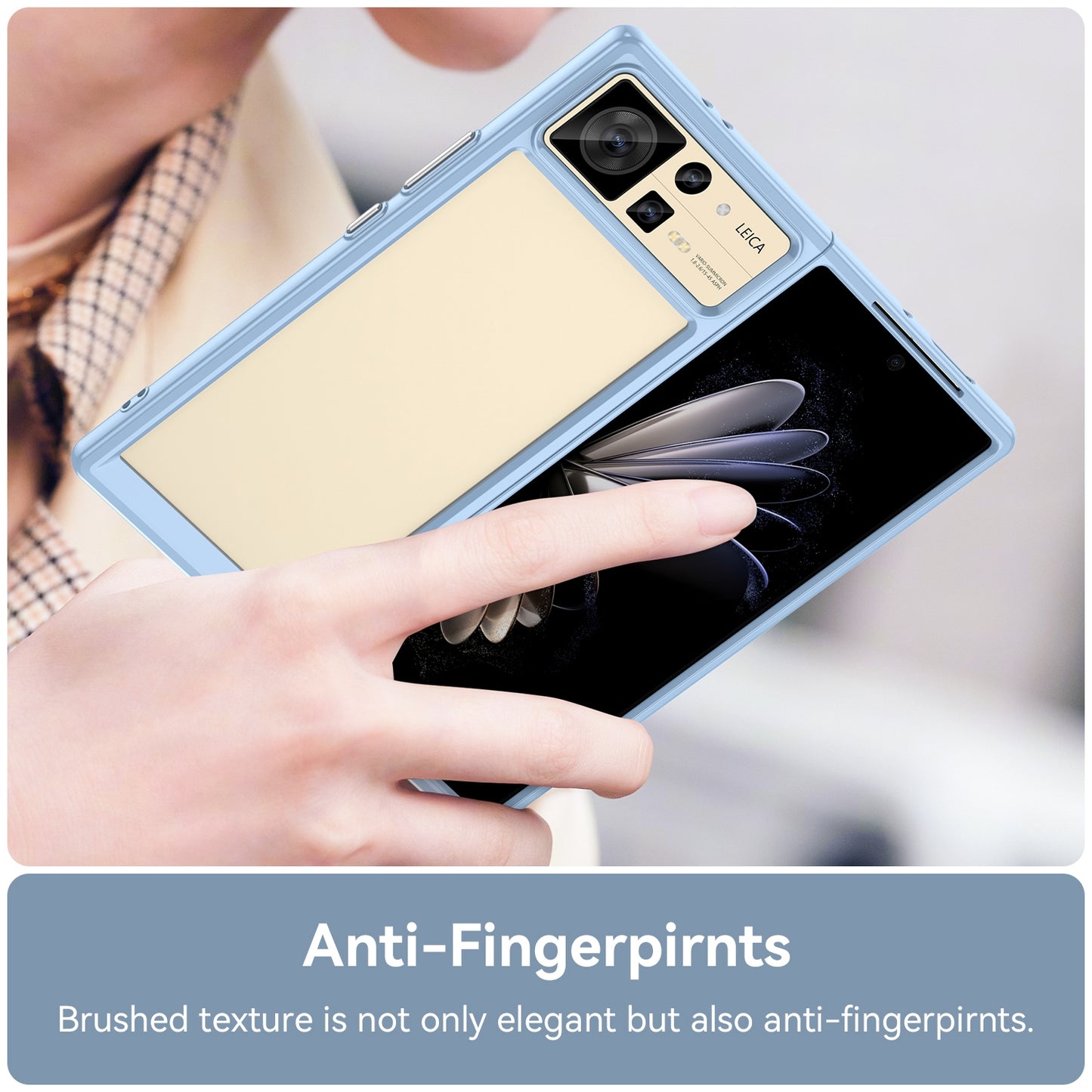 For Xiaomi Mix Fold 2 Colorful Series Acrylic + TPU Phone Case(Blue)