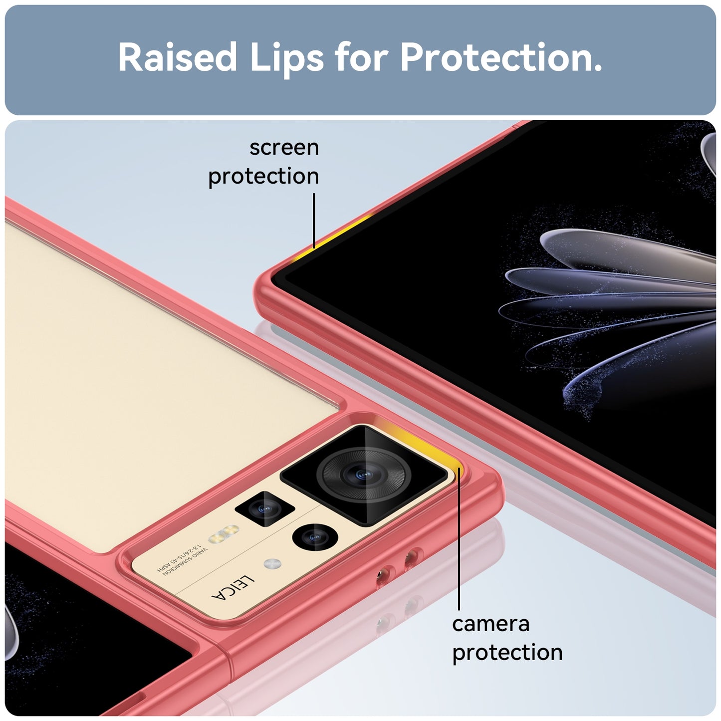 For Xiaomi Mix Fold 2 Colorful Series Acrylic + TPU Phone Case(Red)