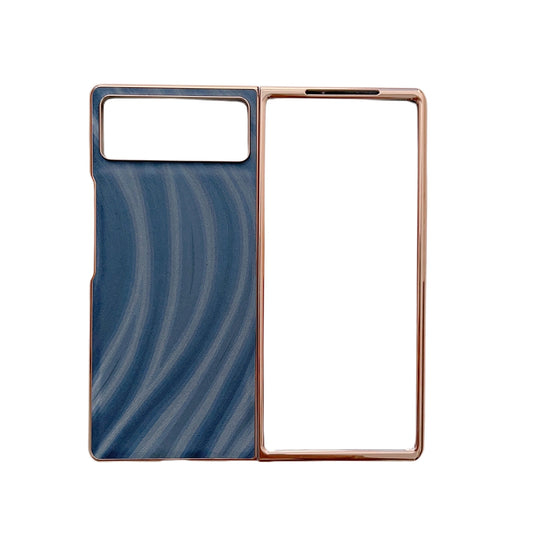 For Xiaomi Mix Fold 2 Nano Electroplating Protective Phone Case(Ice Crystal Blue)