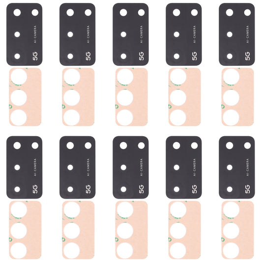 For OPPO A53S 5G 10 PCS Back Camera Lens