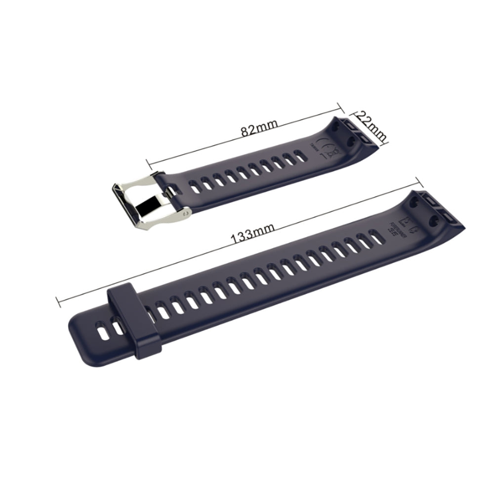 For Garmin Forerunner 30 / 35 Silicone Watch Band(Black)