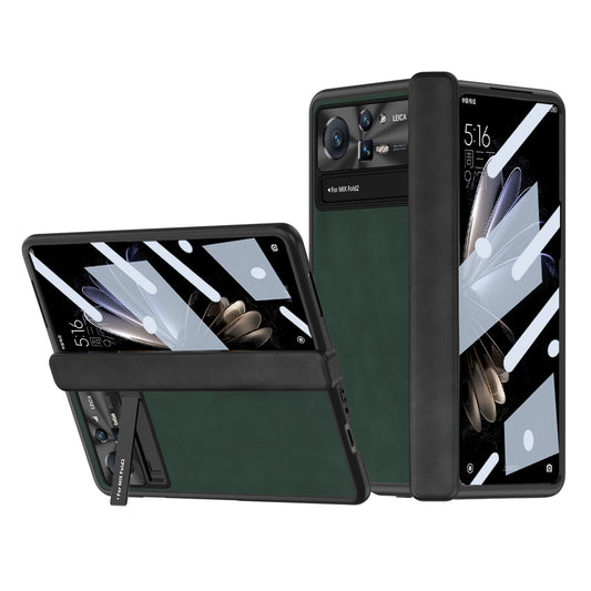 For Xiaomi Mix Fold 2 Napa Texture All-inclusive Phone Case(Green)