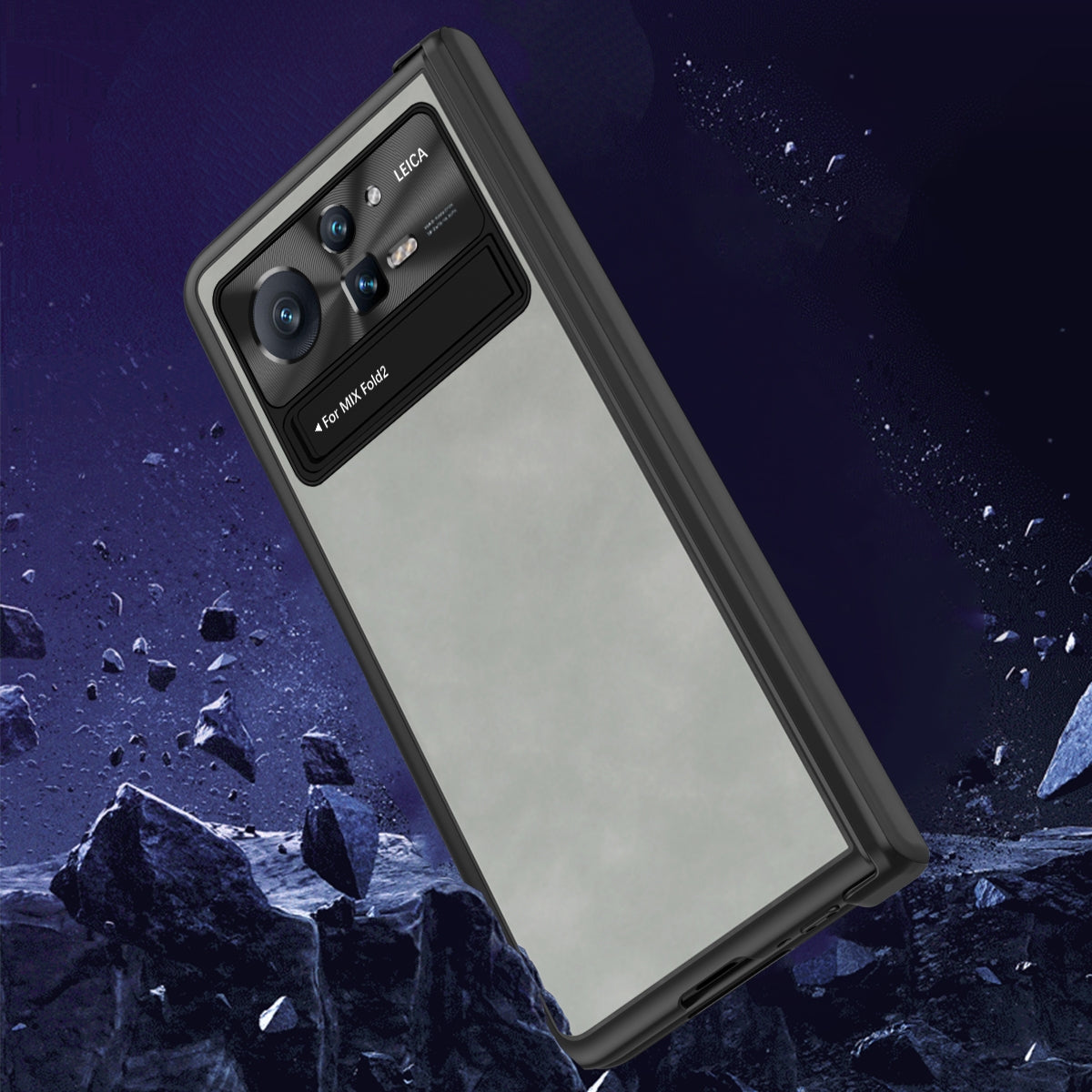 For Xiaomi Mix Fold 2 Napa Texture All-inclusive Phone Case(White)