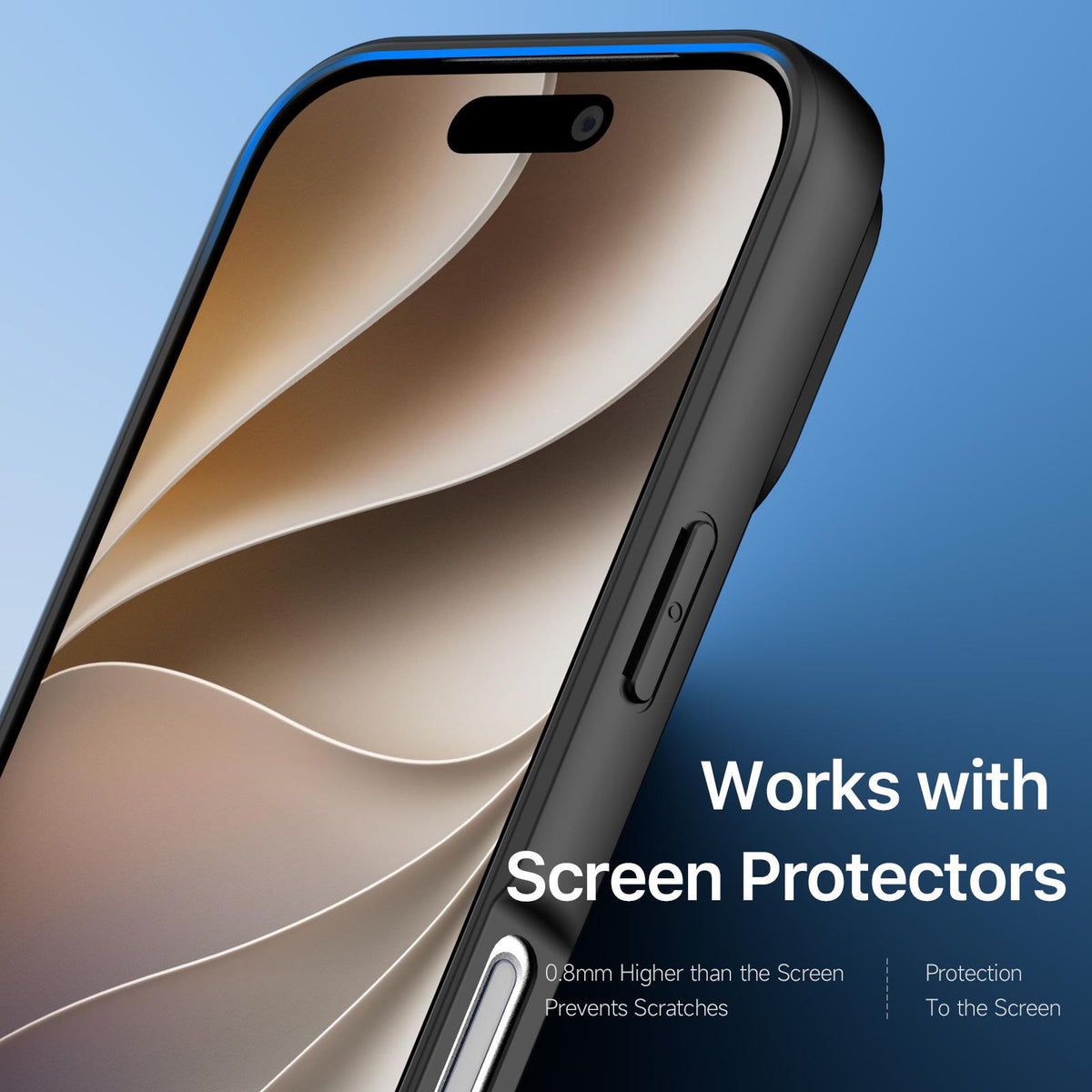 Compatible with iPhone 18 Pro Max DUX DUCIS Aimo Mag Series TPU + PC MagSafe Frosted Feel Phone Case - Black