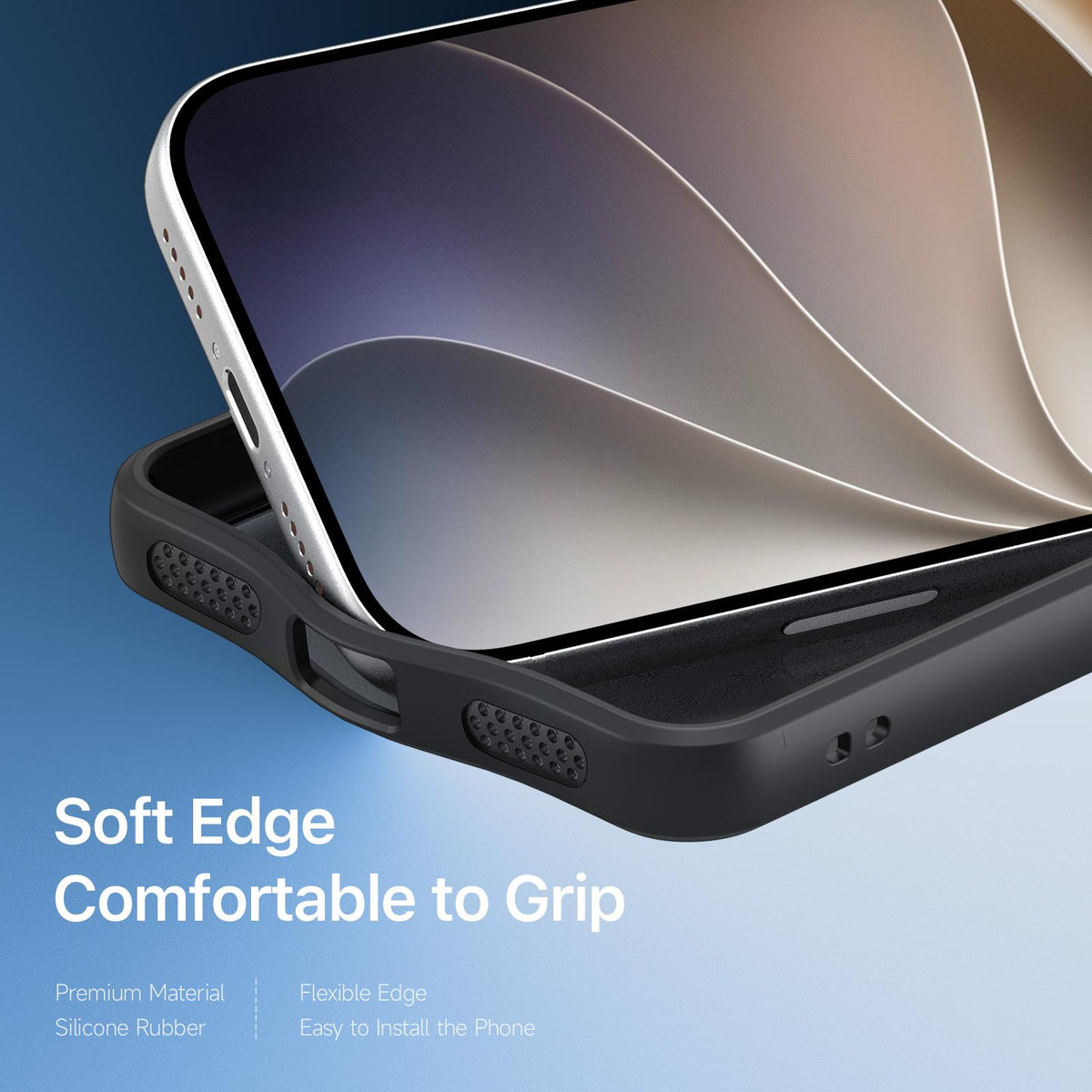 Compatible with iPhone 18 Pro Max DUX DUCIS Aimo Mag Series TPU + PC MagSafe Frosted Feel Phone Case - Black