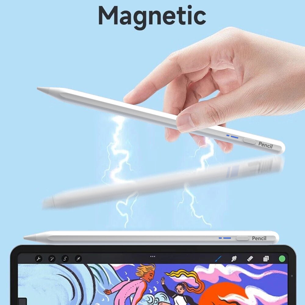 BP16 Mobile Phone / Tablet Universal Active Capacitive Stylus Pen(White)