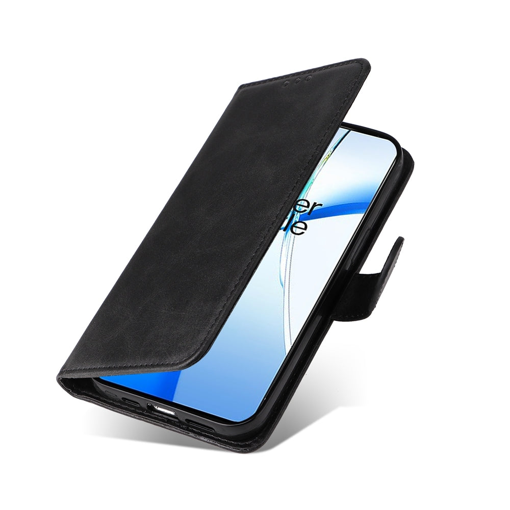 For OPPO K12 Classic Calf Texture Flip Leather Phone Case(Black)