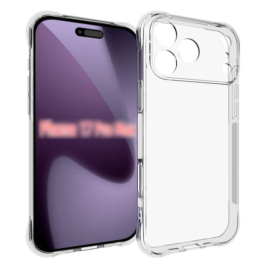 Compatible with iPhone 18 Pro Max Shockproof Non-slip Thickening TPU Phone Case - Transparent