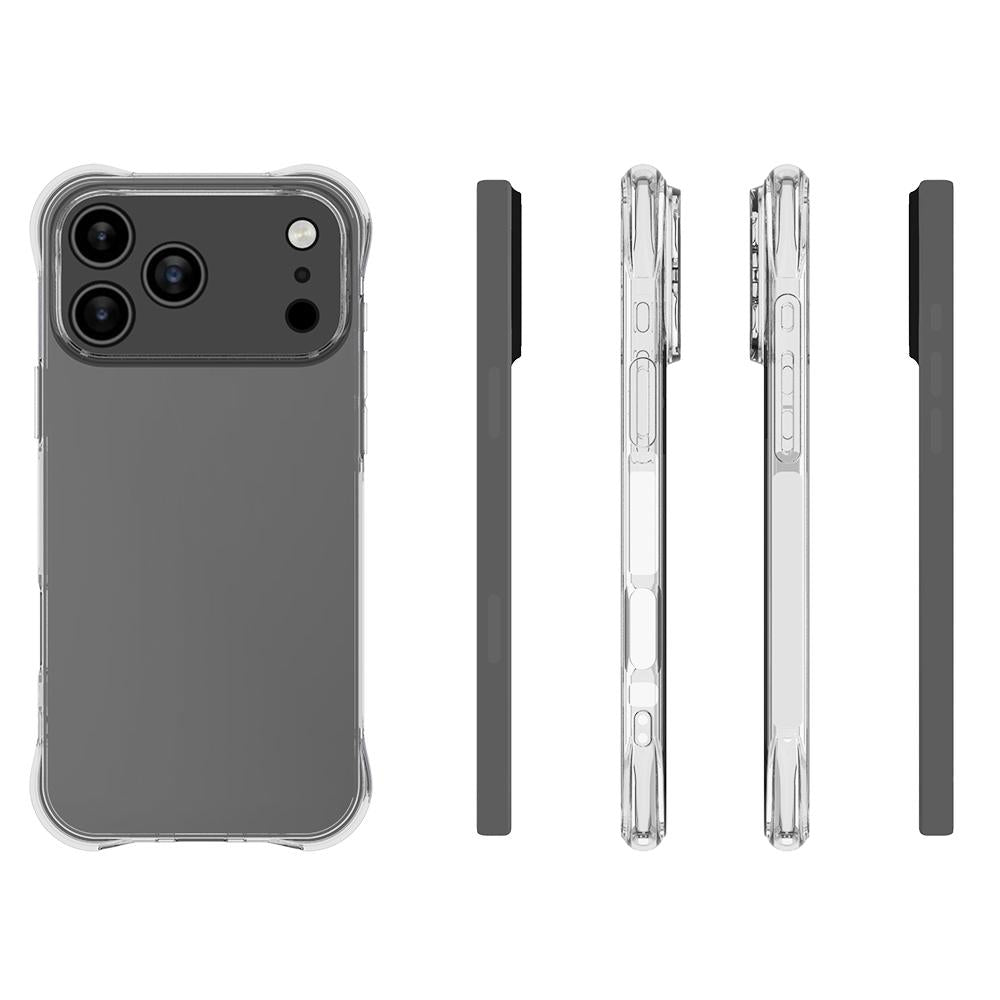 Compatible with iPhone 18 Pro Max Shockproof Non-slip Thickening TPU Phone Case - Transparent