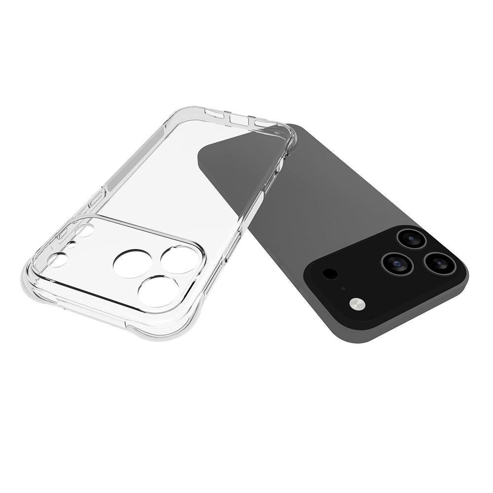 Compatible with iPhone 18 Pro Max Shockproof Non-slip Thickening TPU Phone Case - Transparent