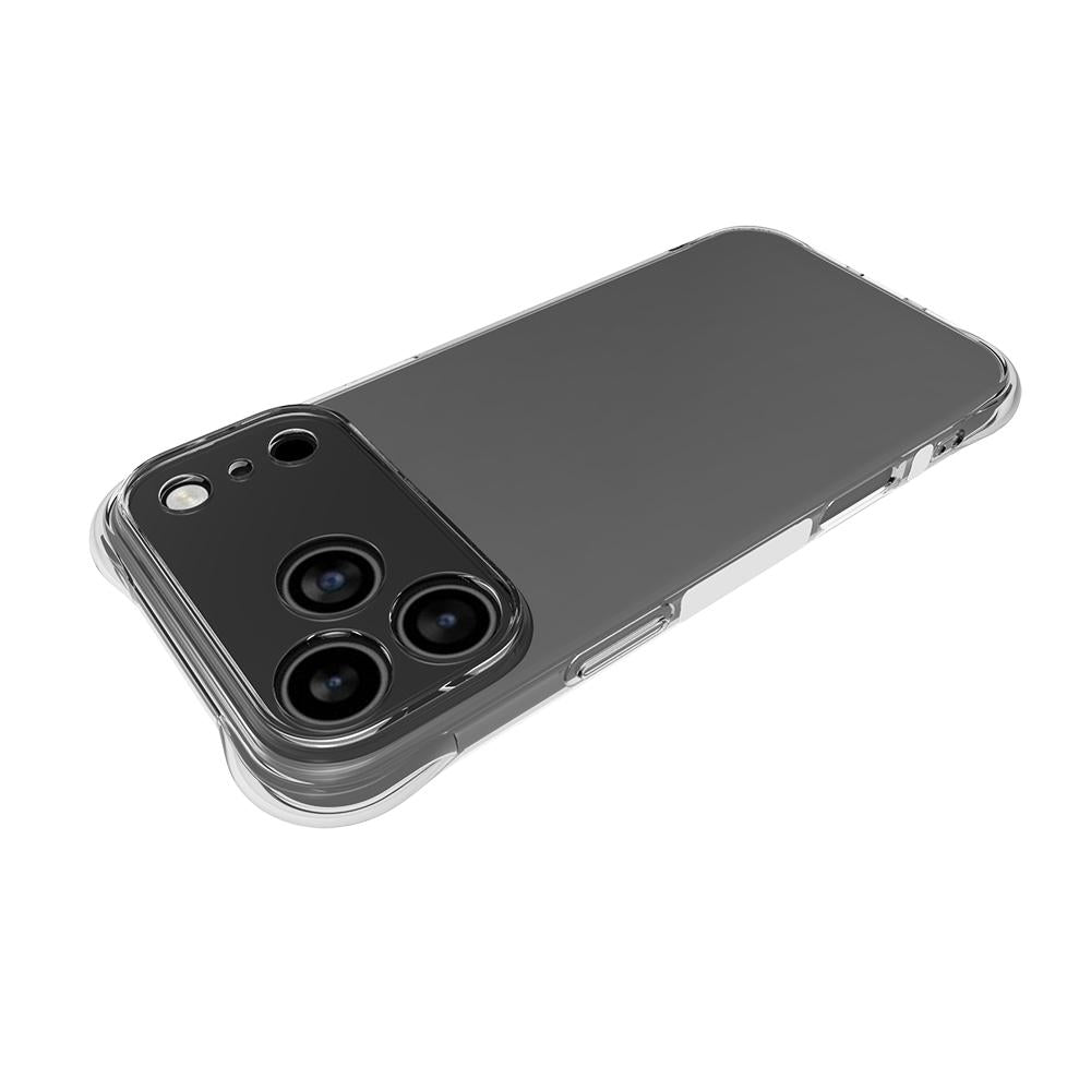 Compatible with iPhone 18 Pro Max Shockproof Non-slip Thickening TPU Phone Case - Transparent