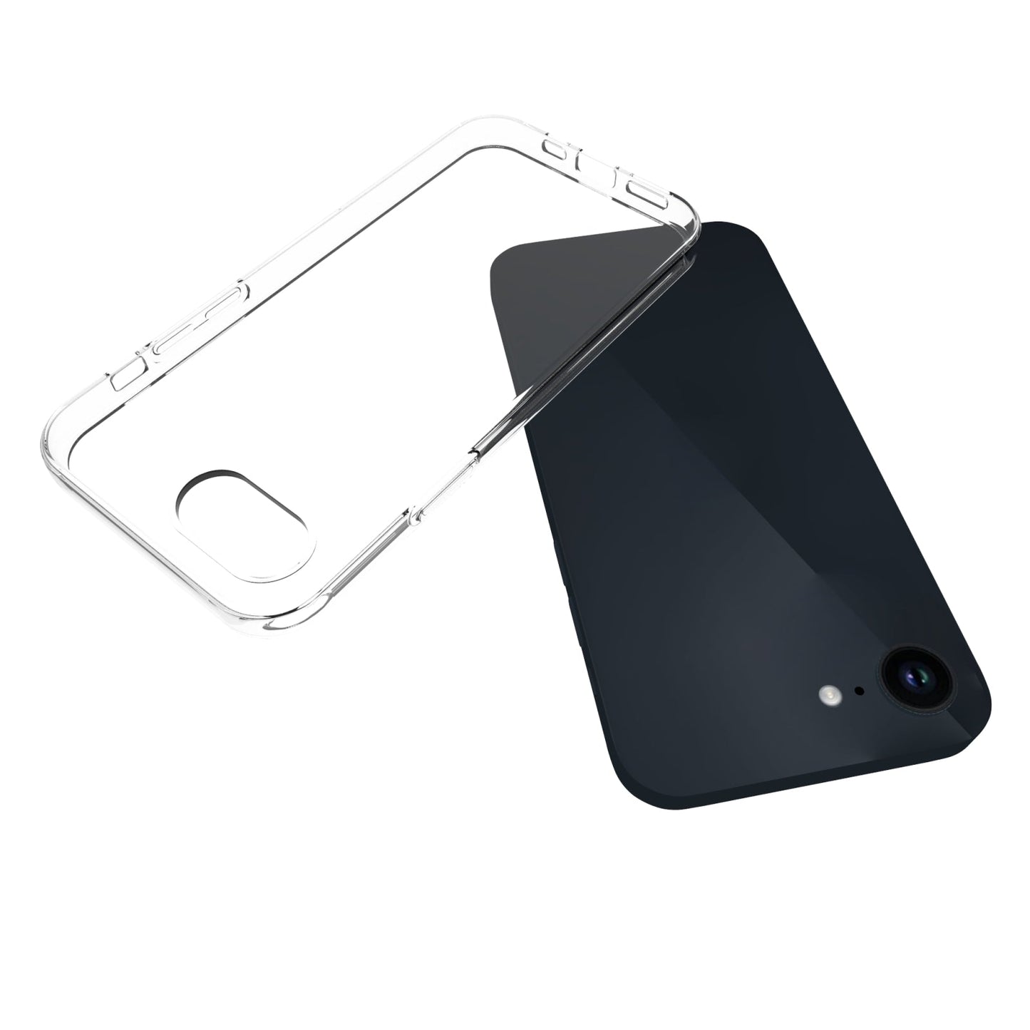 For iPhone 16e Waterproof Texture TPU Phone Case(Transparent)