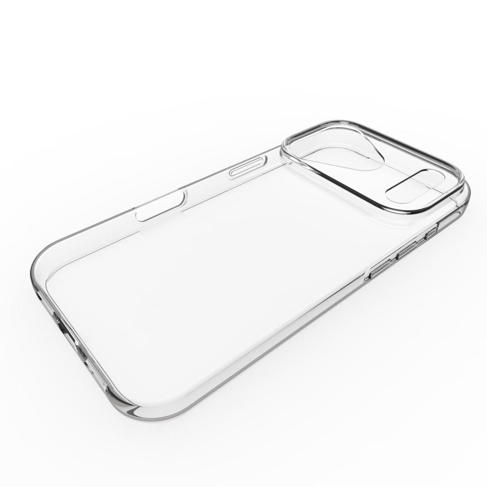 For iPhone 17 Pro Waterproof Texture TPU Phone Case(Transparent)