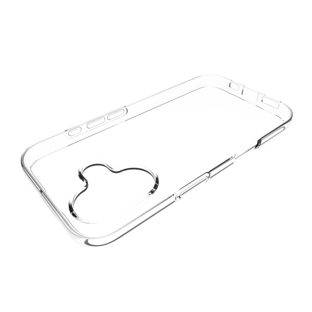 For iPhone 17 Waterproof Texture TPU Phone Case(Transparent)