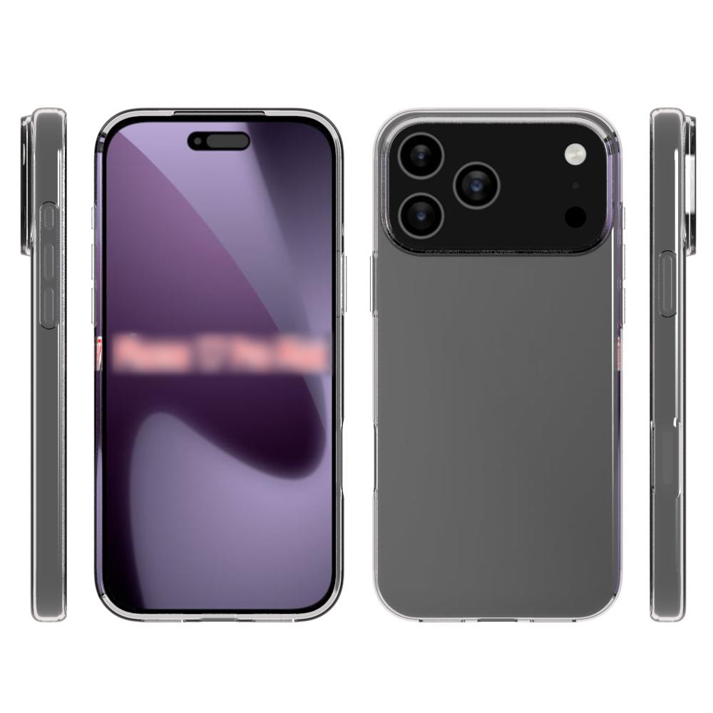 Compatible with iPhone 18 Pro Max Waterproof Texture TPU Phone Case - Transparent