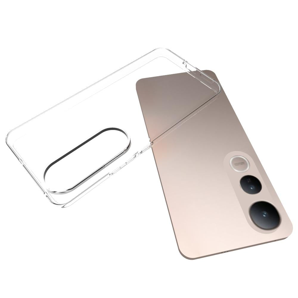 For vivo V50 Lite 5G Waterproof Texture TPU Phone Case(Transparent)