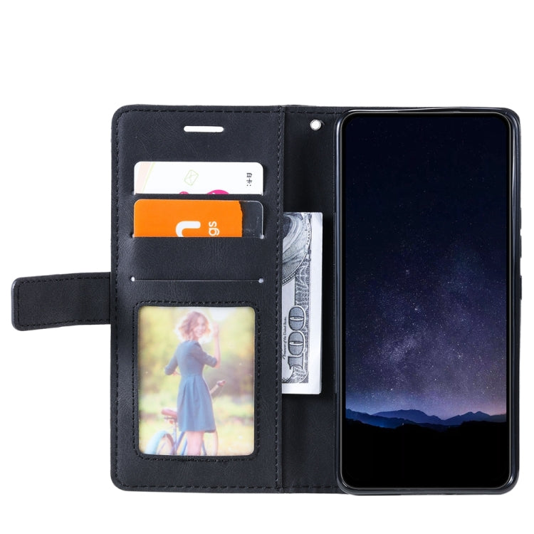For Samsung Galaxy S24 5G Skin Feel Splicing Leather Phone Case(Black)