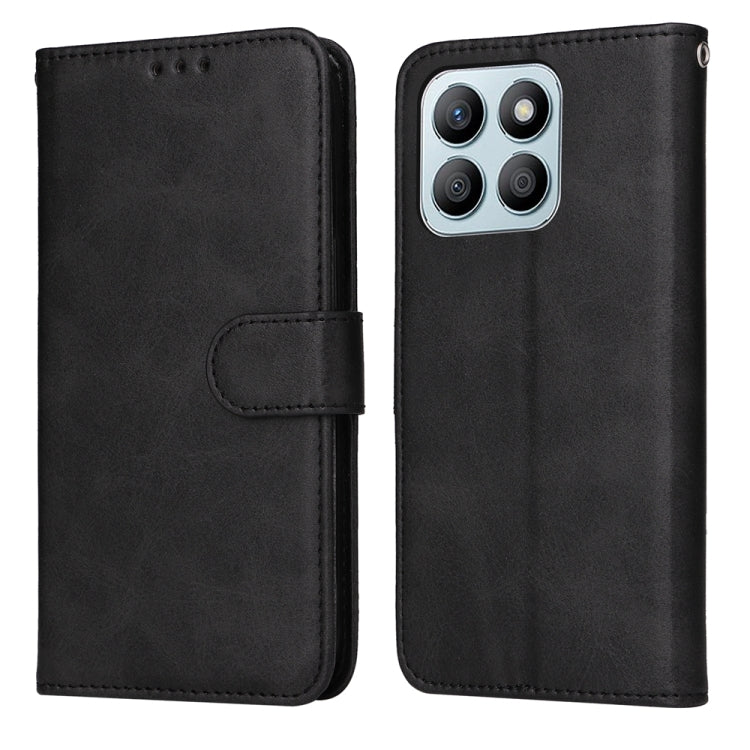 For Honor X8b Classic Calf Texture Flip Leather Phone Case(Black)