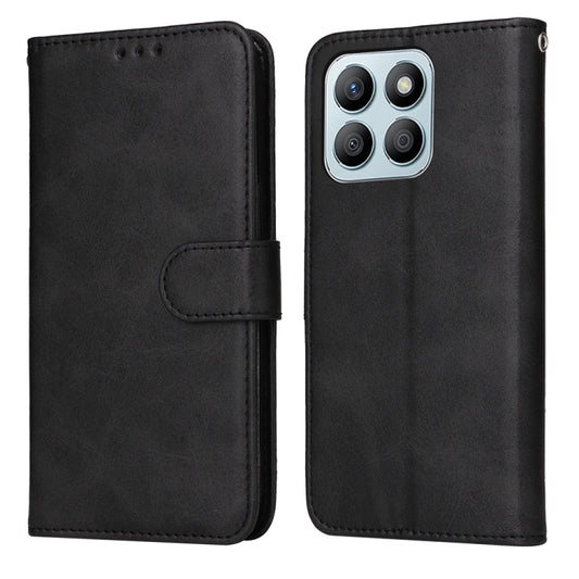 For Honor X8b Classic Calf Texture Flip Leather Phone Case(Black)
