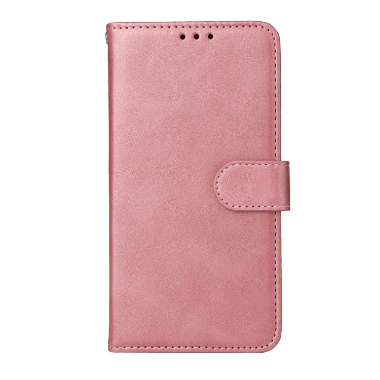 For Honor X8b Classic Calf Texture Flip Leather Phone Case(Rose Gold)