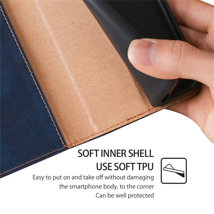 For Samsung Galaxy S24 5G Gloss Oil Solid Color Magnetic Leather Phone Case(Blue)