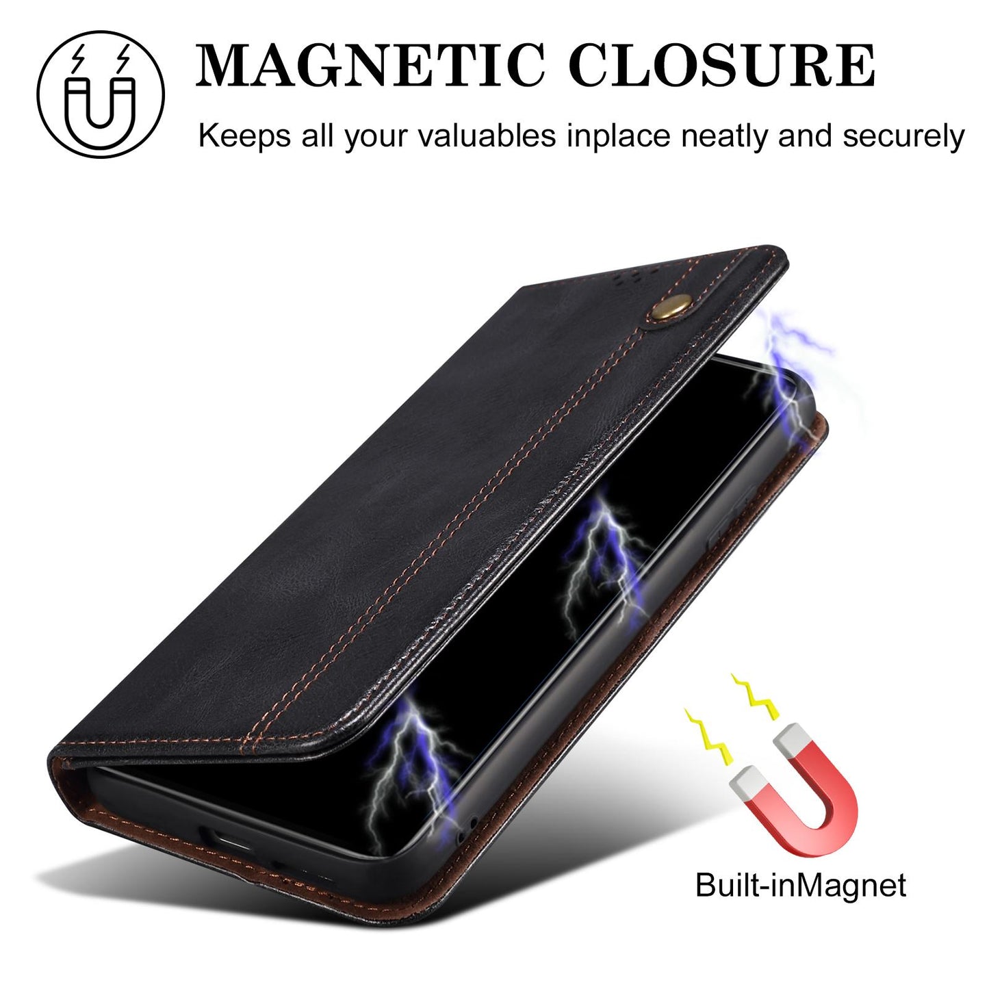 For OPPO K13 5G India Oil Wax Crazy Horse Texture Leather Phone Case(Black)