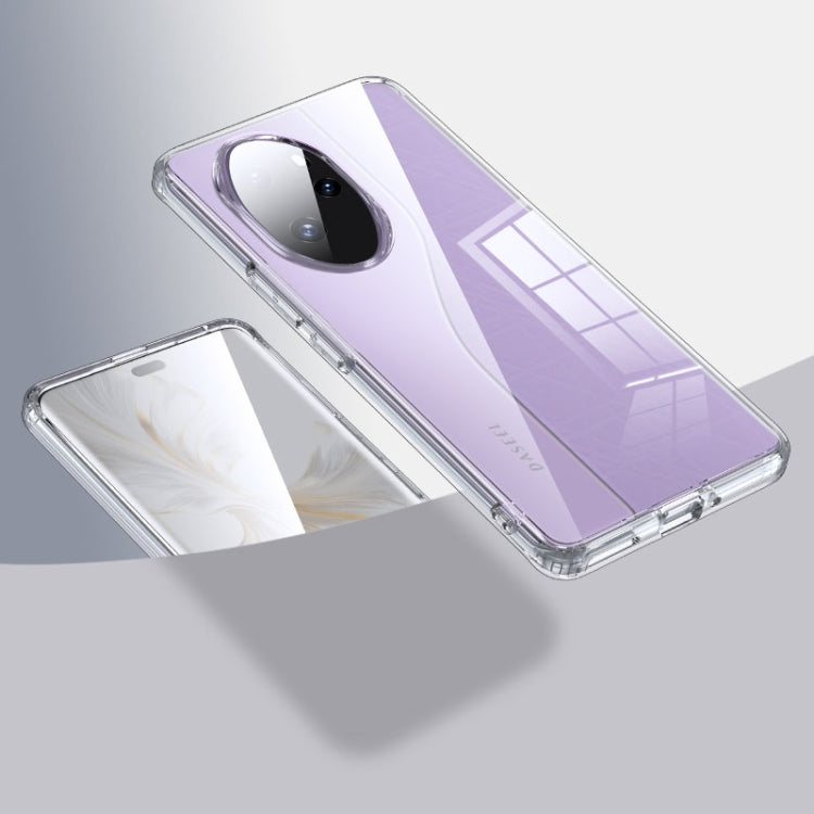 For Honor 100 Pro Armor Clear TPU Hard PC Phone Case(Clear)