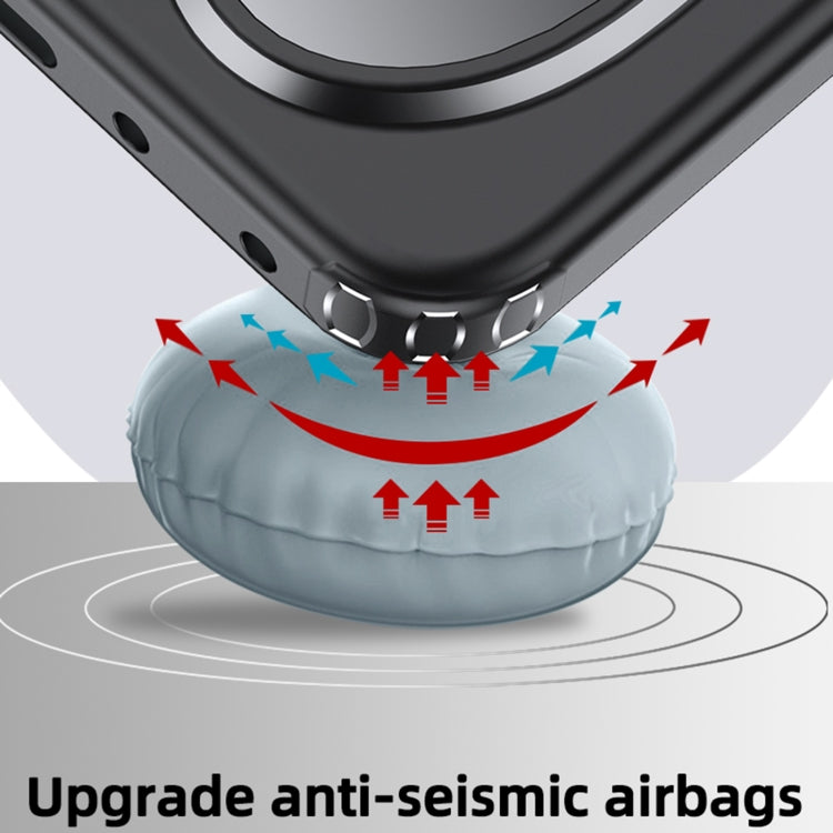 For Honor 200 Armor Clear TPU Hard PC Phone Case(Matte Black)