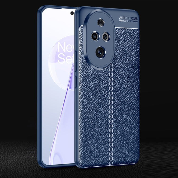 For Honor 200 Pro Litchi Texture Shockproof TPU Phone Case(Blue)