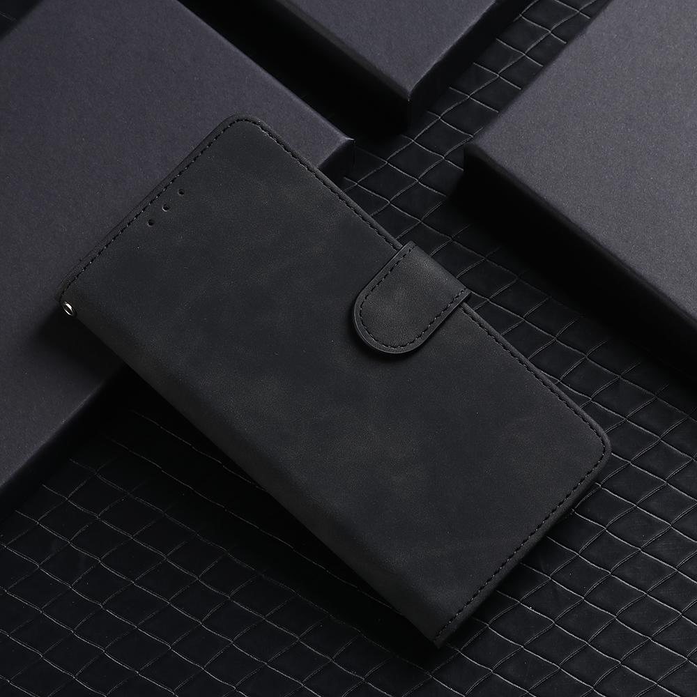 For vivo V50 Skin Feel Magnetic Flip Leather Phone Case(Black)